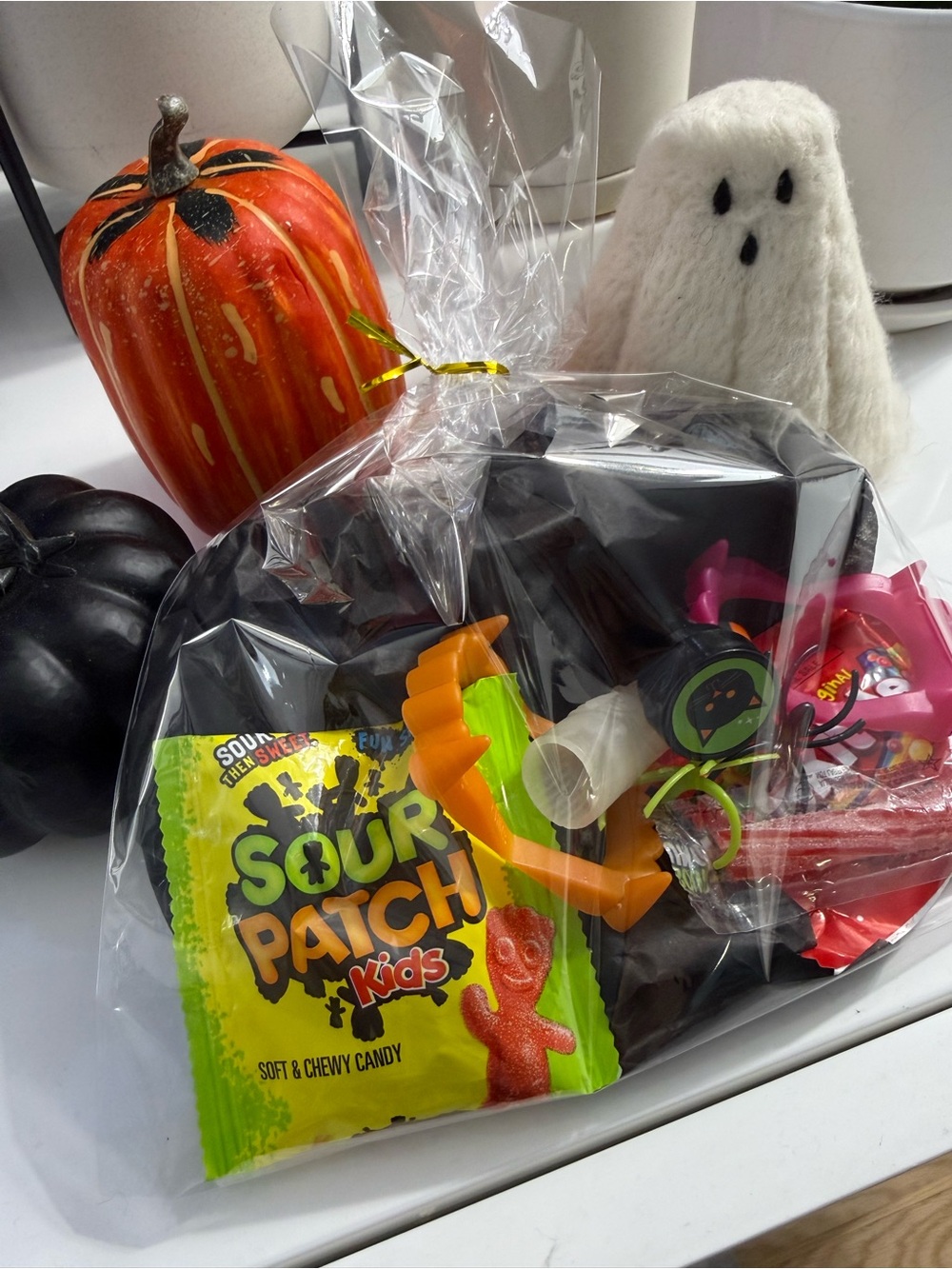Halloween Treat Bag with Candy and toys